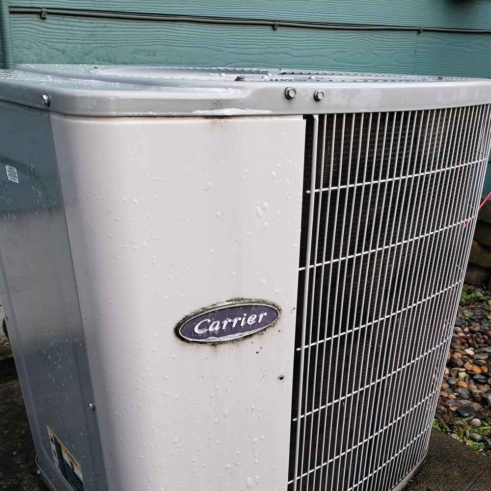 Professional HVAC contractor installing heating and cooling system in Vancouver WA